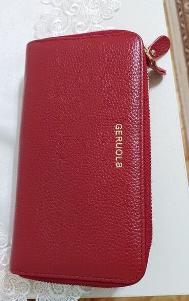 balaca qadın pul kisəsi: Pulqabı, Təbii dəri, Yeni — 1