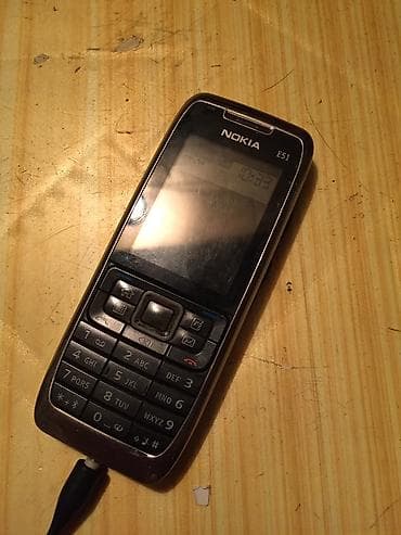 sony telefon: Nokia E51, rəng - Boz — 1