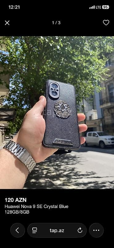 telafonlar: Huawei Nova 9 SE, 128 GB, rəng - Mavi — 1