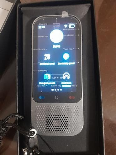 asus ekran: AI Translator – portativ səsli tərcüməçi cihazı.Demək olar ki istifadə — 1