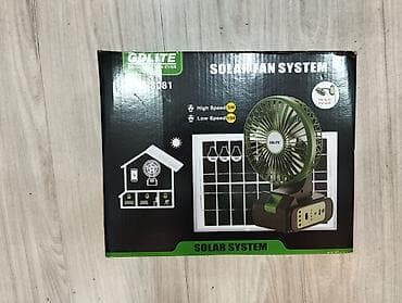 ventil: Günəş enerjili masaüstü səyahət sərinkeşi "GD Lite 8081" 4000 mAh . ❄️ — 1