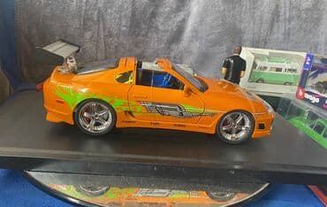 metbex tavan modelleri: Коллекционная модель Toyota Supra A80 Orange 1995 Jada Toys Art — 14