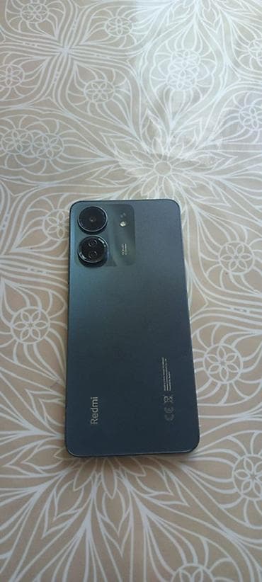 Redmi 13C, 128 GB, rəng - Boz, Qırıq — 1