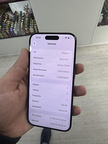 6s iphone plus: IPhone 15 Pro, 128 GB, Blue Titanium, Face ID — 3