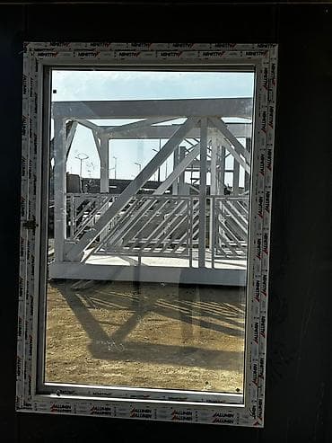 kabab sisi: Alüminium pəncərə çərçivəsi və şüşə paket - Material: ALUMIN markalı — 2