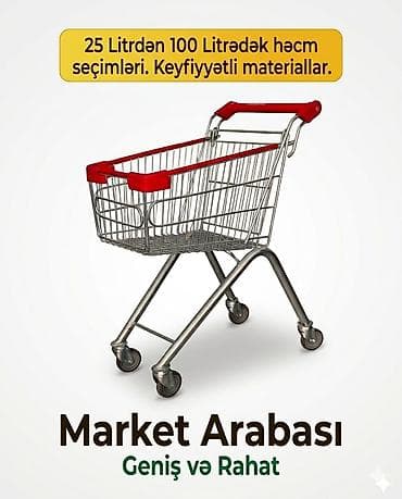 Market arabası 🏗️ Keyfiyyət və Material Dözümlü Konstruksiya — 1