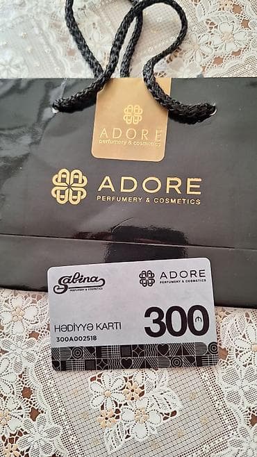 İşıqlandırma: ADORE Perfumery & Cosmetics hədiyyə kartı – 300 - Brend: ADORE — 1