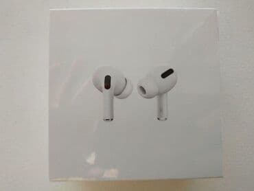 купить чехол для airpods: Simsiz (Bluetooth) Qulaqcıqlar, Apple, rəng - Ağ — 1