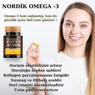 NORDİK OMEGA-3 – Essential Fatty Acids kapsulları Məhsulun təsviri: -