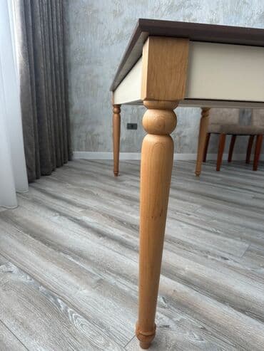купить круглый стол в баку: Qonaq masası, Yeni, Açılan, Taxta, Kvadrat masa — 3