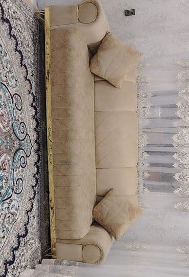 kunc divanlari ve qiymetleri: Künc divan, Yeni, Açılmayan, Bazasız, Vеlur parça, Çatdırılma yoxdur — 2