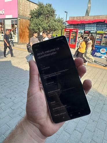poko telefon: Poco F6, 512 GB, rəng - Gümüşü, Sensor — 7
