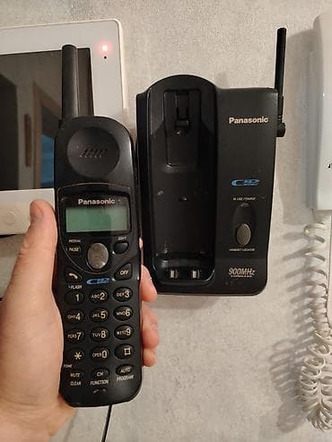ТВ и видео: Стационарный телефон Panasonic, Беспроводной, Б/у, Самовывоз — 7