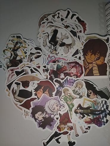 komputer ekran sekilleri: Anime temalı dəftər və stiker seti Bungou Stray dogs dəftər və — 3