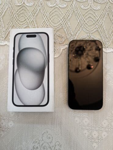 IPhone 15, 128 GB, Jet Black, Face ID