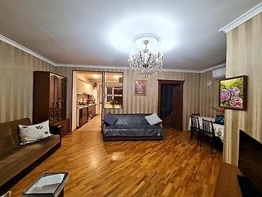 Leningrad proekti, 95kvm, 3 otaqlı, daş binada tam əşyalı mənzil