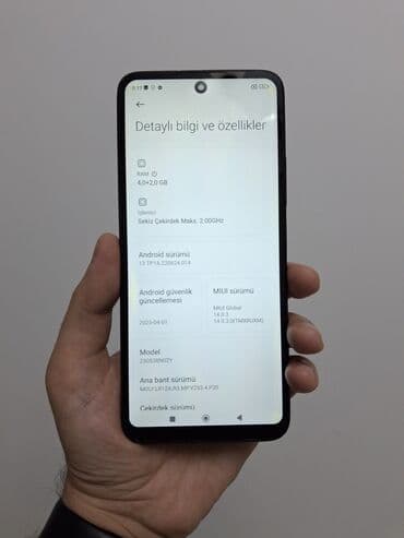 iphone 11 pro max en ucuz: Redmi 12, 128 GB, rəng - Qara, Barmaq izi — 3