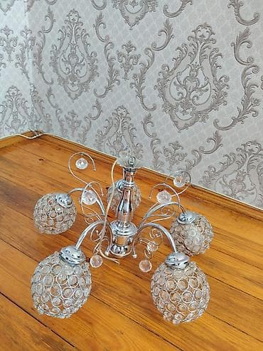 it sekilleri: Çılçıraq, 5 lampa, Metal — 3
