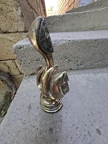 gips fiqurlar: Fiqur, Metal, rəng - Qızılı — 2