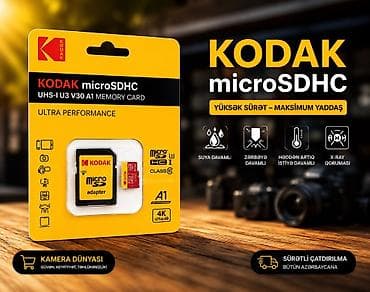 Yaddaş kart KODAK microSDHC UHS‑I U3 V30 A1 yaddaş kartı - Ultra — 1