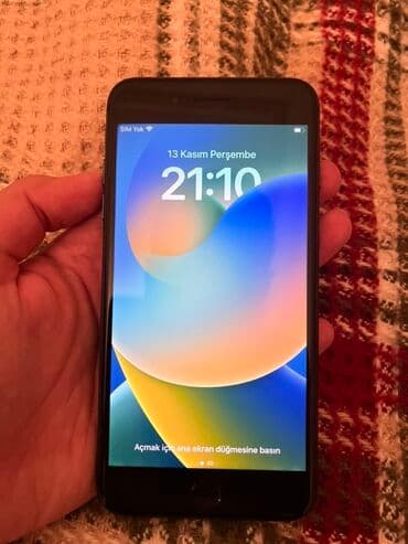 balaca apple: IPhone 8 Plus, 64 GB, Qara, Barmaq izi — 5