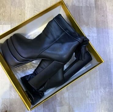 домашние тапочки новый: Ölçü: 38.5, rəng - Qara, Yeni — 1