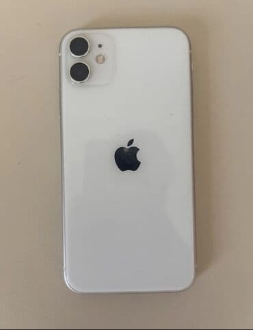 iphone qiymetleri: IPhone 11, 64 GB, Ağ, Face ID — 1