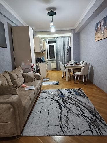 9cu mikrorayon: Продаётся 2 комнатная квартира(переделка) с мебелью и электроникой в 9 — 8