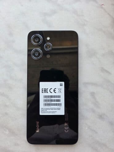iphone zəng: Redmi 12, 256 GB, rəng - Qara, Sənədlərlə — 1