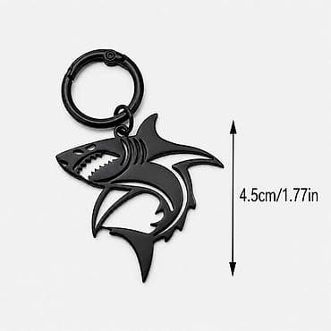 Nəqliyyat: Köpəkbalığı Metal Açar Asqısı – Shark Açarlıq və Brelok Köpəkbalığı — 2