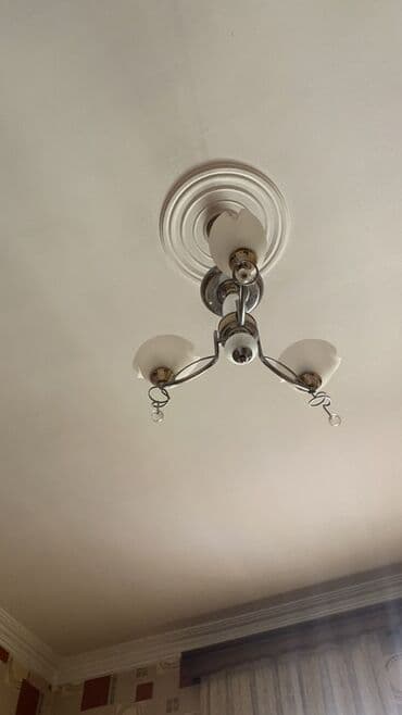 kuxna ucun lusturlar: Çılçıraq, 1 lampa, Xrustal — 8