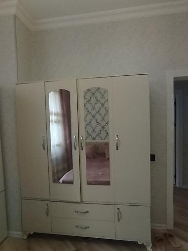 paltar iskafi: Yeni, 3 qapılı, Güzgülü, Bej, Digər material, Açılan, Düz dolab — 2