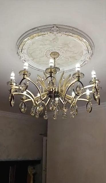 inter tekstil sumqayit: Çılçıraq, 10 və daha çox lampa, Metal — 1