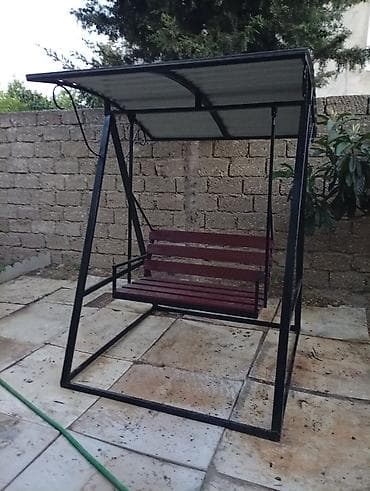 taxta yellencekler: Yeni, Skamya-yelləncəl, Zontikli, Metal — 1
