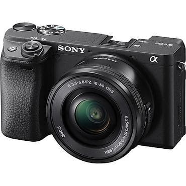 Sony Alpha a6400 güzgüsüz fotoaparat + 16–50mm f/3.5–5.6 PZ OSS kit lalafo.az -da Sony Alpha a6400 güzgüsüz fotoaparat + 16–50mm f/3.5–5.6 PZ OSS kit