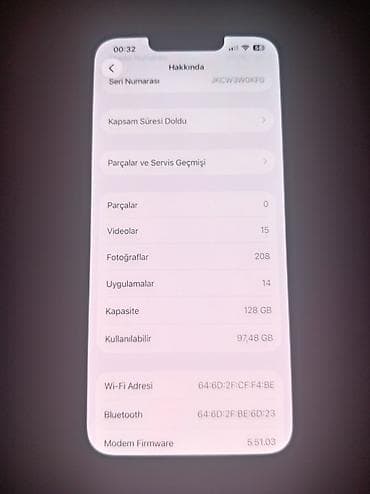 panasonic mikrodalgali soba: IPhone 13, 128 GB, Ağ, Face ID — 5
