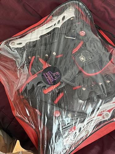 jony 25 iyul: Fei Bao təkərli konki (inline skates) - Rəng: qara/qırmızı - Korpus — 4