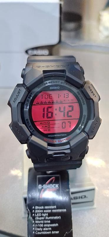 gedim saat: Qol saatı, Casio, rəng - Qara — 2