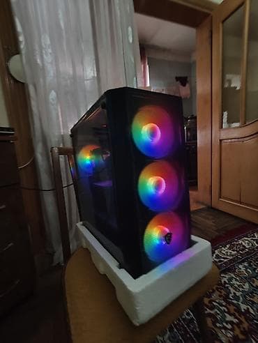 canon printer satilir: RGB işıqlı oyun kompüteri və aksesuar dəsti - Korpus: Mesh ön panel — 7