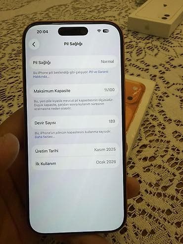 iphon 6 plus: 256 GB, Narıncı, Face ID — 8