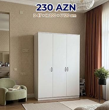 ag qapi: 3 qapılı şkaflar – müxtəlif dizayn seçimləri Qiymət və ölçülər: - 230 — 5