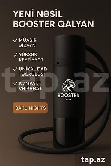 Yeni Nəsil Booster Qalyan – Baku Nights - Müasir dizayn - Yüksək