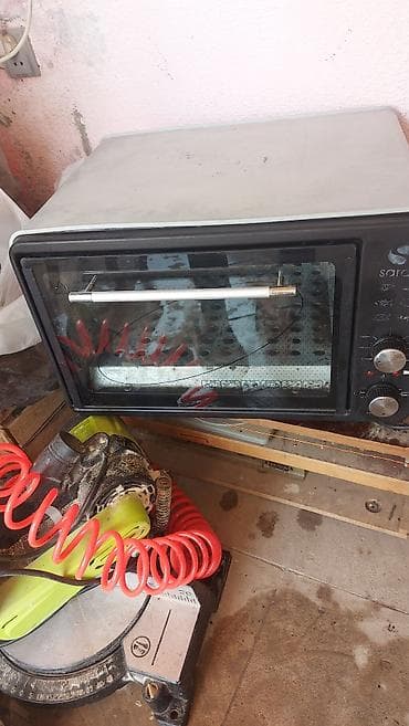qara çanta: Saray elektrik mini soba - Ön şüşə qapılı, tutacaqlı kompakt dizayn - — 2
