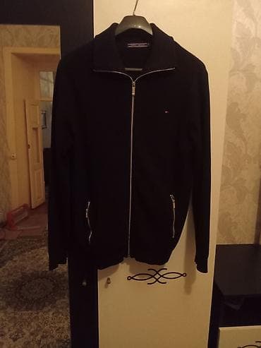 Свитера: Мужской свитер, Tommy Hilfiger, XL, цвет - Черный — 1