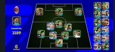 daye axtarilir: EFootball hesabı – AC Milan temalı komanda quruluşu - Oyun: eFootball — 1