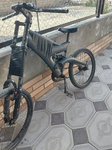 24 velosipedlər: Elektrik velosipedi – DIY/kastom yığma model - Tip: Tam asqılı — 3