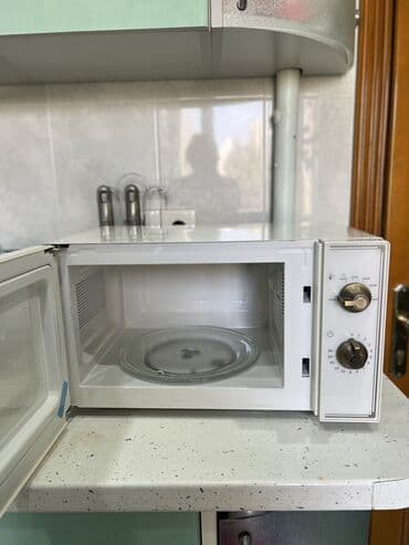 mikrodalğalı sobalar: Mikrodalğalı soba Ayrıca dayanan, Mikrodalğalar ilə, rəng - Ağ, İşlənmiş — 3