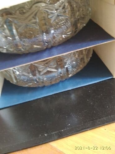 pul qablari: Bohemia Çexiya istehsalı orijinal 1984 ilin cütü 200₼ — 5