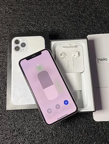 ipad pro 11 m2: IPhone 11 Pro, 256 GB, Gümüşü, Zəmanət, Kredit, Simsiz şarj — 6