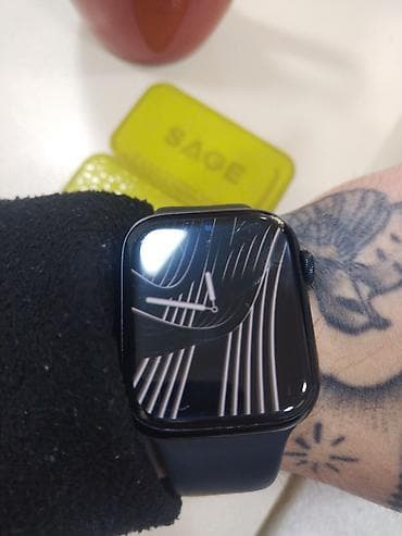 İşlənmiş, Smart saat, Apple, Sensor ekran, rəng - Qara